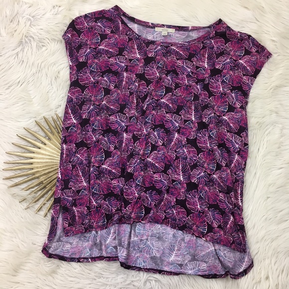 Sejour Tops - 🌿SOLD🌿Sejour Womens Size 2X Leaf Print Shirt